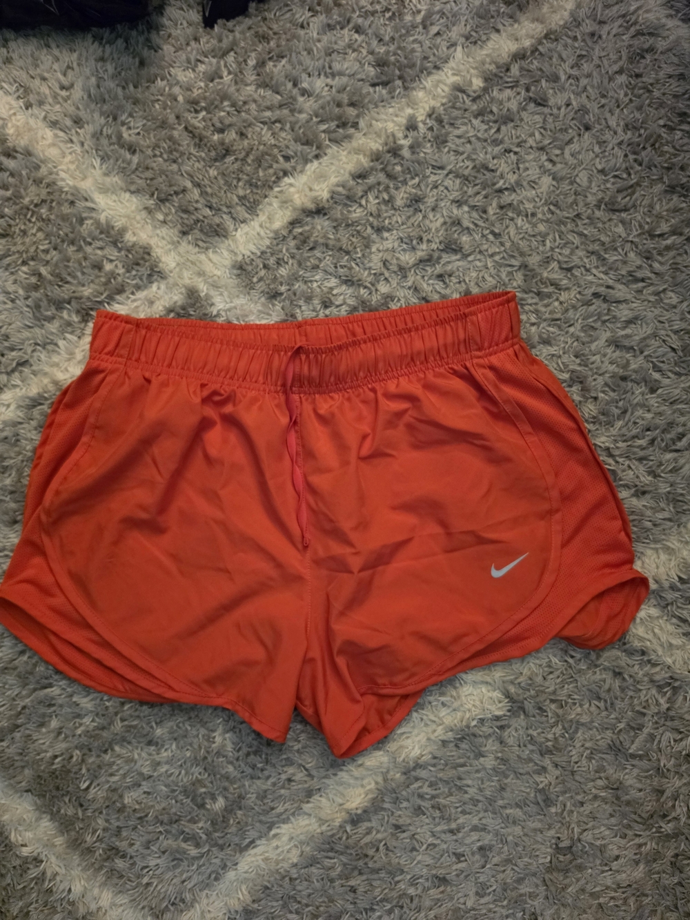 Nike Women's Bright Red Athletic Running Shorts NWOT